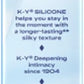 K-Y True Feel Long Lasting Silky Silicone-Based - 1.5 fl oz (2 Pack)