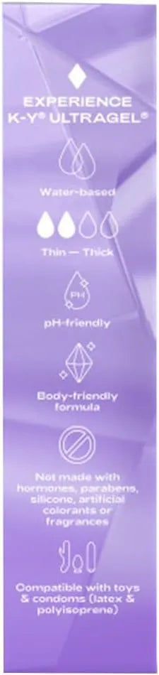 K-Y Ultragel Premium Water-Based Body Friendly Formula - 4.5 fl oz (2 Pack)