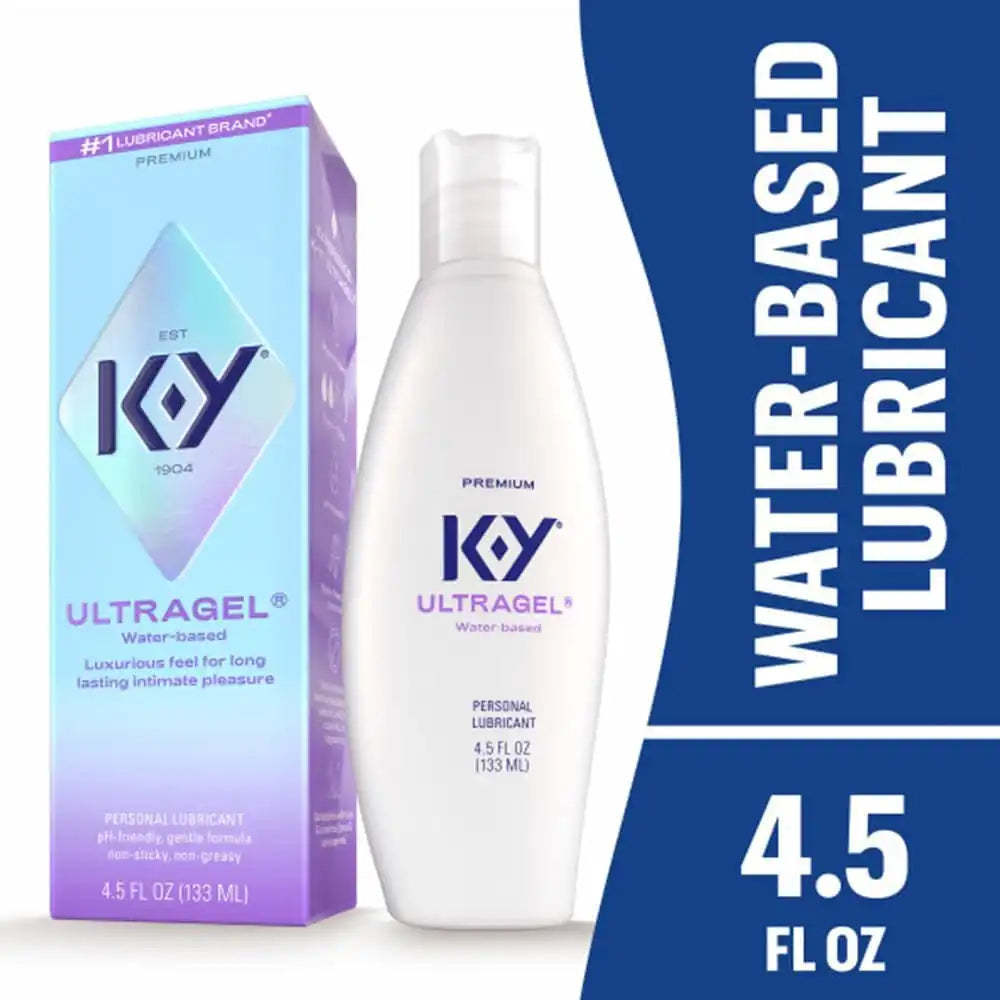 K-Y Ultragel Premium Water-Based Body Friendly Formula - 4.5 fl oz (2 Pack)