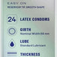 Durex Air Condoms, Extra Thin, Transparent Natural Rubber Latex Condoms for Men, Regular Fit, 24 Count