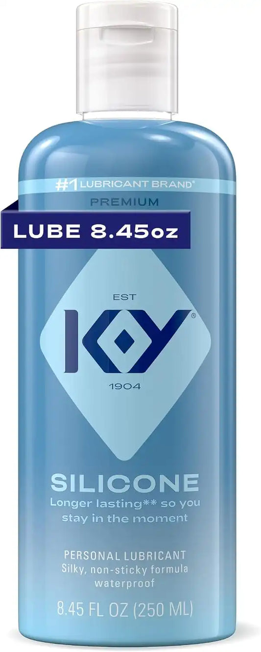 K-Y Silicone Lube for Sex, Premium Personal Lubricant, 8.45 FL OZ