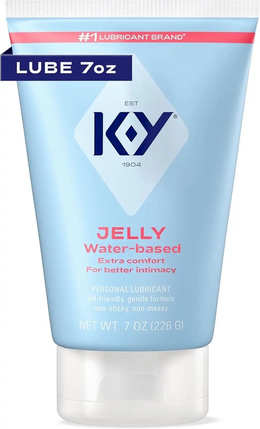 K-Y Jelly Personal Lubricant, Water Based Lube for Sex, 7 FL OZ