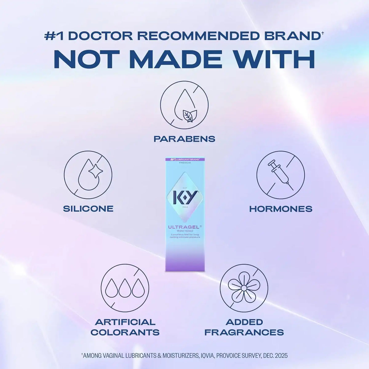 K-Y Ultragel Premium Water-Based Body Friendly Formula - 4.5 fl oz