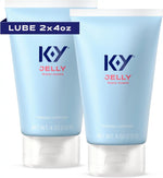 K-Y Jelly Personal Lubricant, Water-Based Formula | Body-Friendly | Safe with Latex Condoms | Safe for Anal Sex | Pack of 2
