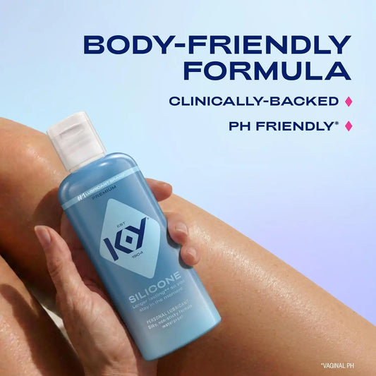K-Y Silicone Lube for Sex, Premium Personal Lubricant, 8.45 FL OZ