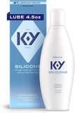 K-Y Silicone Lube for Sex, Premium Personal Lubricant, 4.5 FL OZ