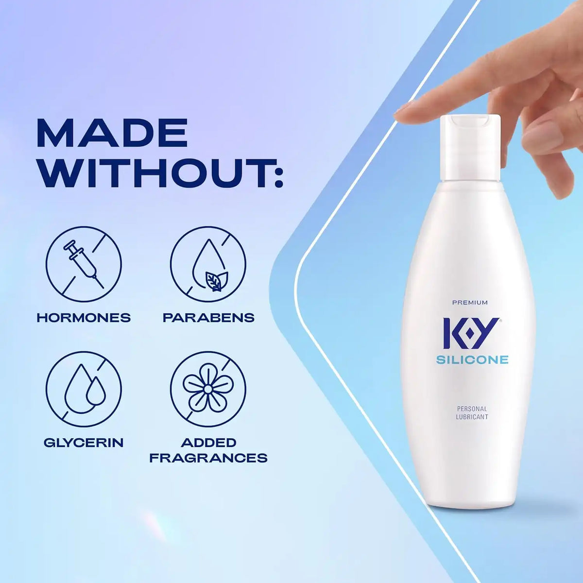 K-Y Silicone Lube for Sex, Premium Personal Lubricant, 4.5 FL OZ