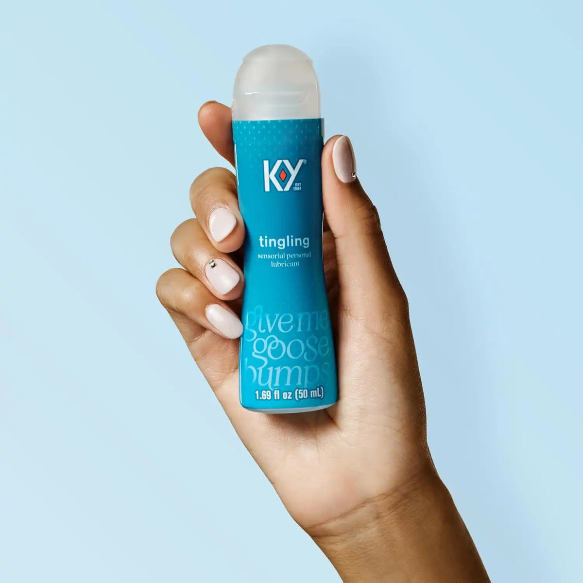 K-Y Tingling Sensorial Personal Lubricant, Blue, 1.69 Fl Oz, 96349