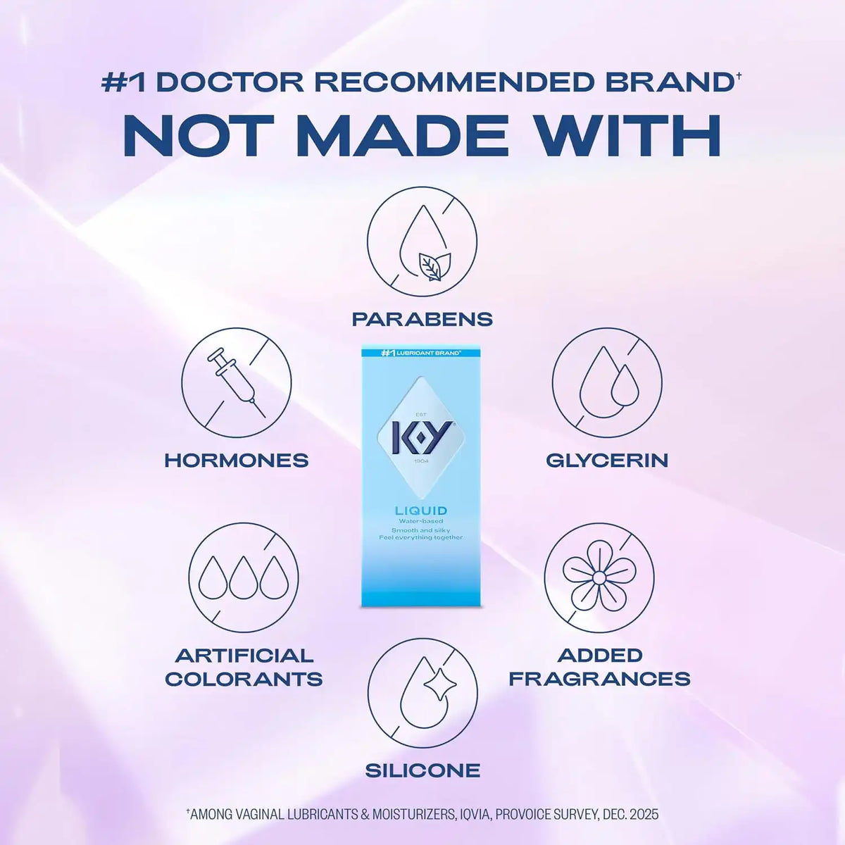 K-Y Liquid Lube, Personal Lubricant, NEW Water-Based Formula, Safe for Anal Use, Safe to Use with Latex Condoms, for Men, Women and Couples, Body Friendly 4.5 FL OZ (2 Pack)