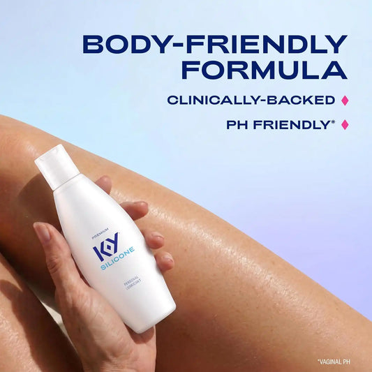 K-Y Silicone Lube for Sex, Premium Personal Lubricant, 1.5 FL OZ