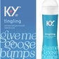 K-Y Tingling Sensorial Personal Lubricant, Blue, 1.69 Fl Oz, 96349