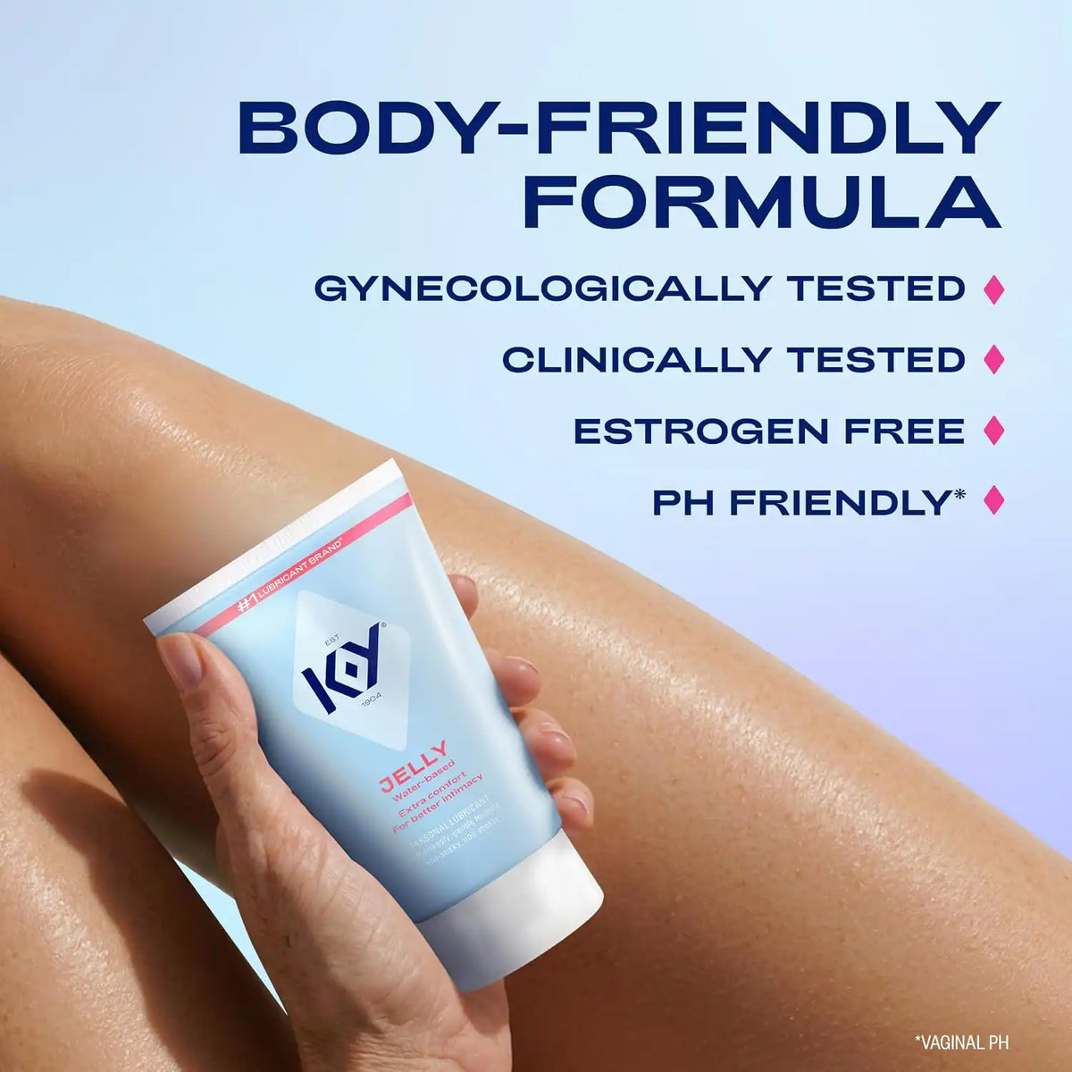 K-Y Jelly Personal Lubricant, Water Based Lube for Sex, 7 FL OZ