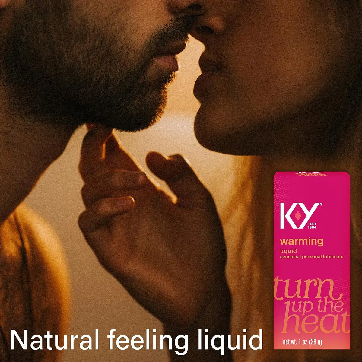 K-Y Warming Liquid Lube, Sensorial Personal Lubricant, Glycerin Based Formula, Safe to Use with Latex Condoms, for Men, Women and Couples, 1 FL OZ